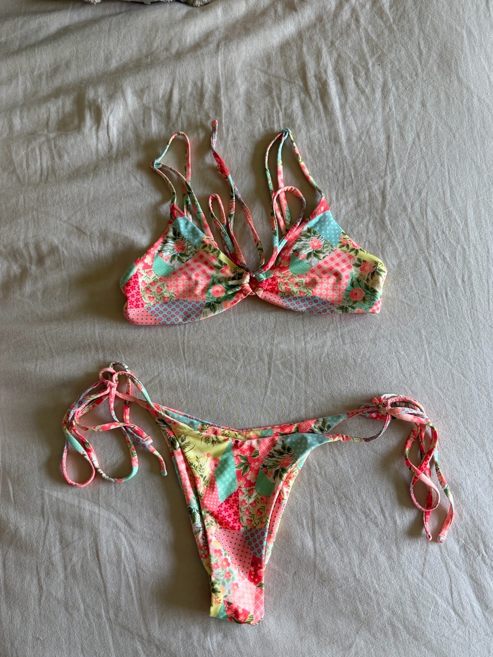 One One Swimwear Patchwork Bikini